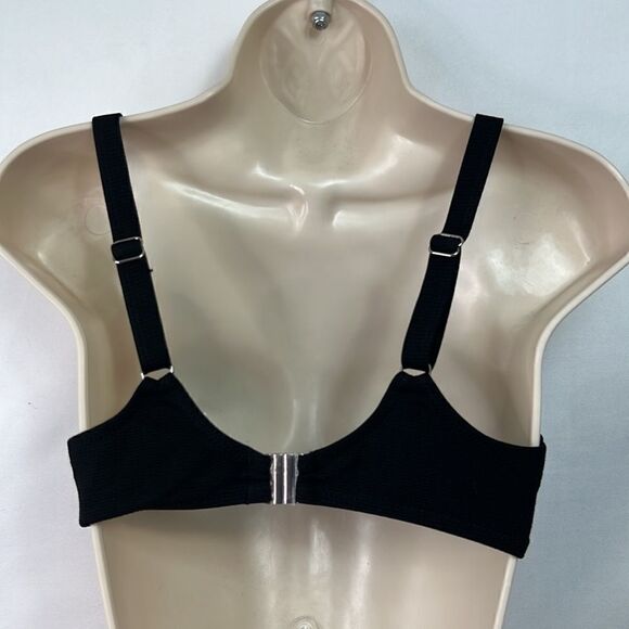 Cupshe Black Bikini top size Medium NWT - Picture 6 of 11